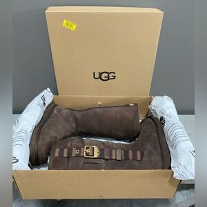 UGG Retro Cargo Tall Boots (Model 1895) side buckle pocket Size 6 EUC